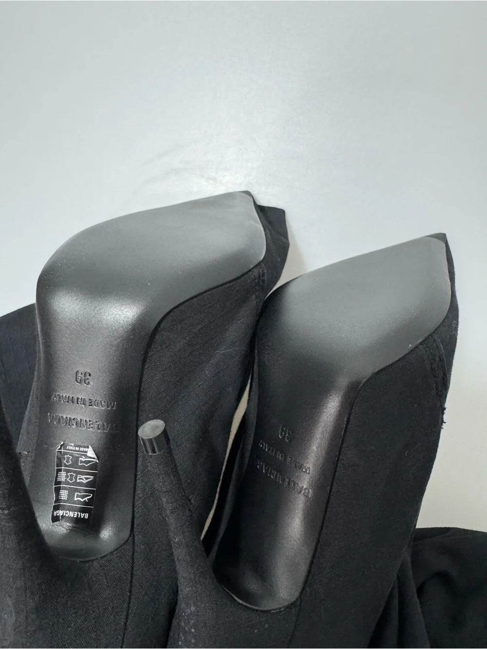 Balenciaga Knife Cargo Pantashoes Black Women’s EU 39/US 9